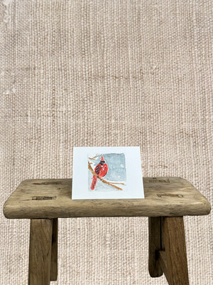 WINTER CARDINAL GREETING CARD