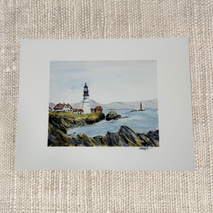 PORTLAND HEAD LIGHT PRINT