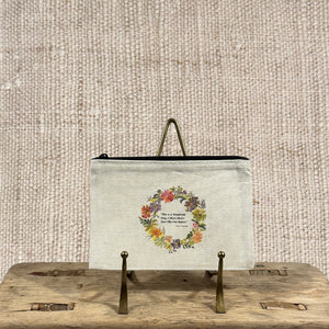 SPRING WREATH POUCH