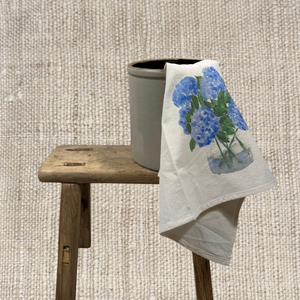 BLUE HYDRANGEA TEA TOWEL