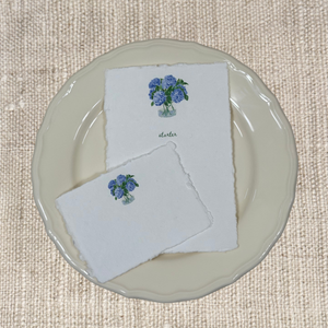 BLUE HYDRANGEAS STARTER, MAIN, DESSERT MENU