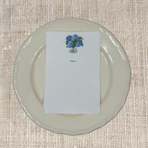 BLUE HYDRANGEAS MENU