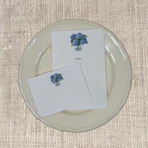 BLUE HYDRANGEAS MENU