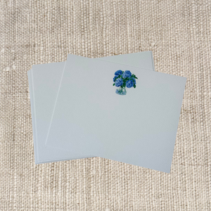 BLUE HYDRANGEAS NOTECARDS