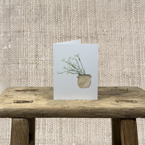 CALLA LILIES GREETING CARD
