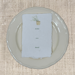 CALLA LILIES STARTER, MAIN, DESSERT MENUS