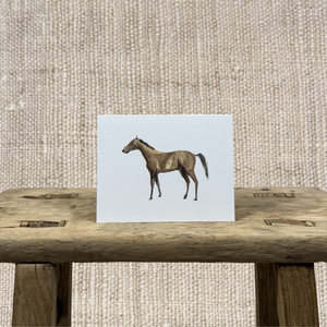 HORSE GREETING CARD