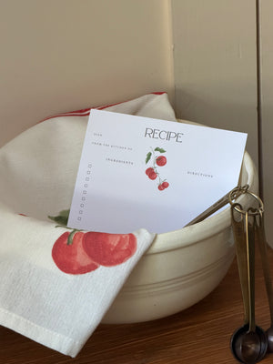 Tomato Recipe Cards