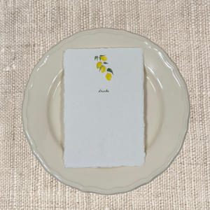 LEMONS STARTER, MAIN, DESSERT MENU