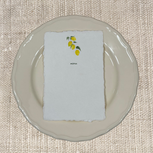 LEMONS MENU