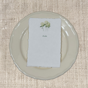 WHITE HYDRANGEAES MENU