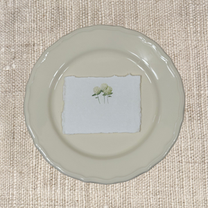 WHITE HYDRANGEAS PLACECARDS